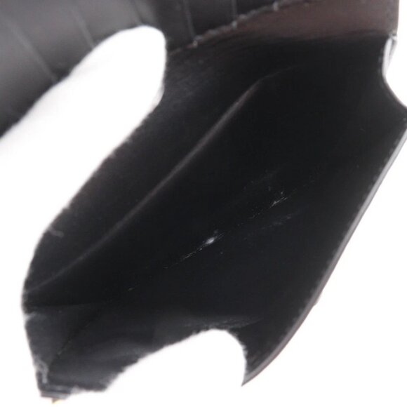 CELINE Medium strap wallet Bi-Fold Wallet black Calfskin Women - Picture 8 of 13